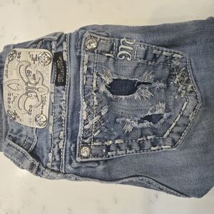 Miss Me Womens Size 22 Signature Straight Jeans